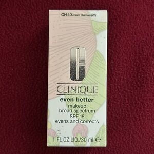 COPY - Clinique even better makeup broad spectrum SPF 15. 04 (before) CN 40 (af…